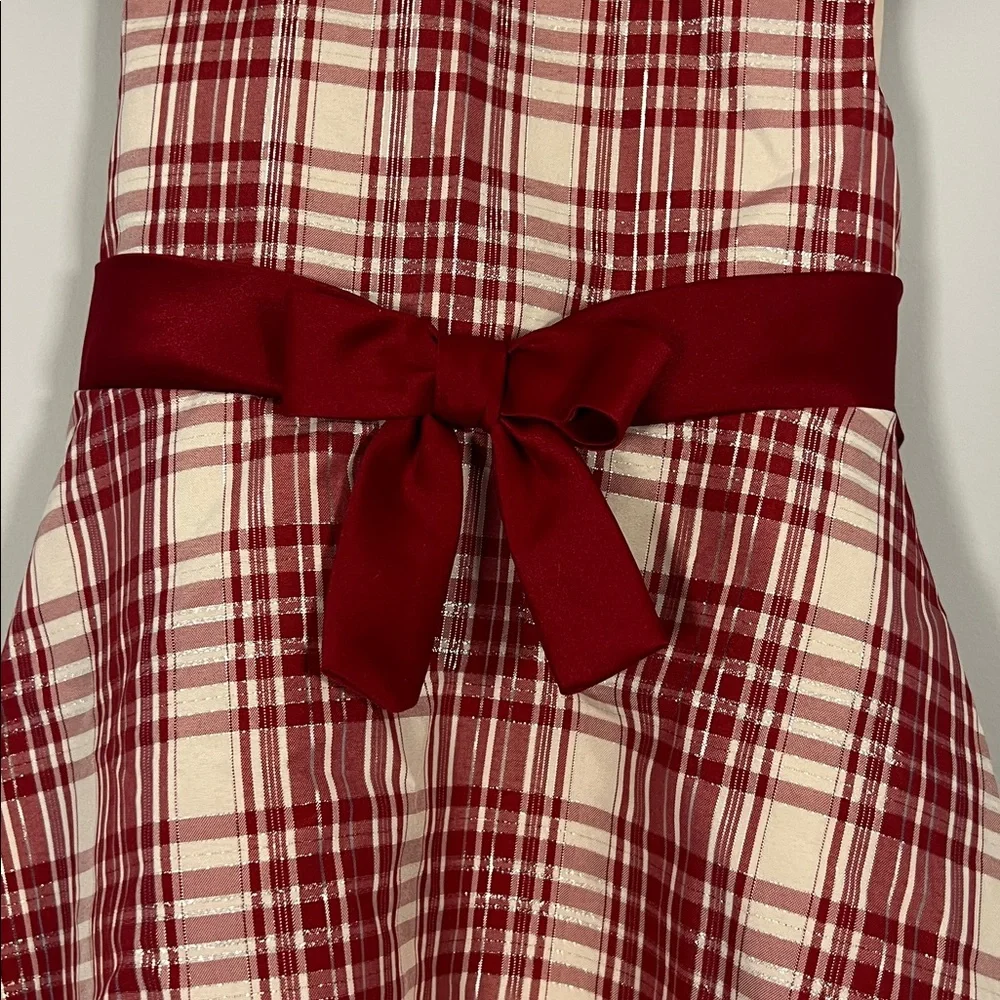 Bonnie Jean Kids Plaid Red &‎ Cream Holiday Elegant Dress Girls Size 4T